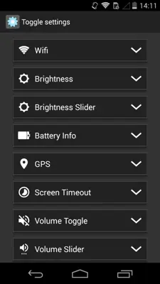 Power Toggles android App screenshot 0